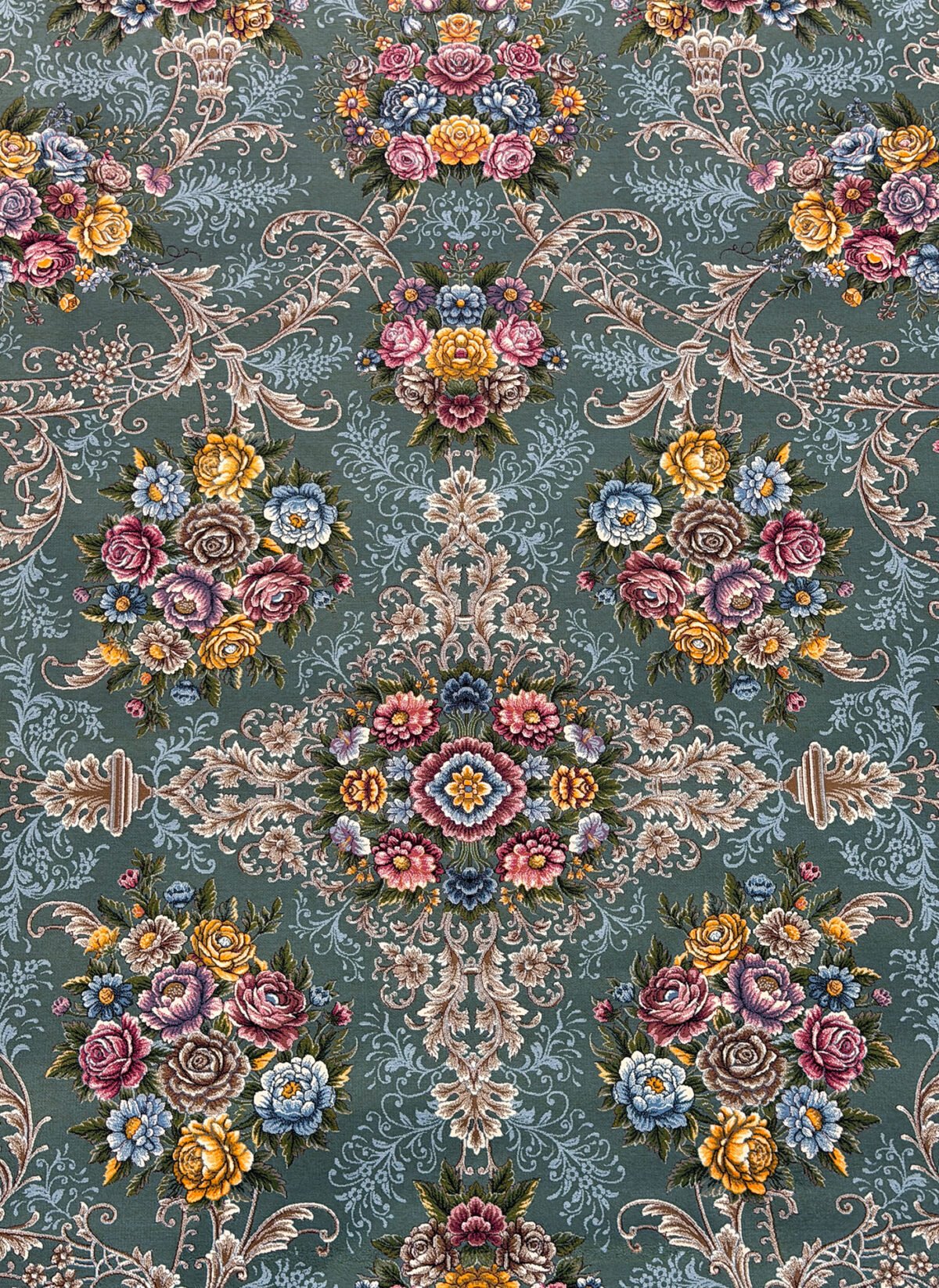 Aanashed, Grey - 1200 reed Persian machine-made carpet by Kazmi Carpets - view 2