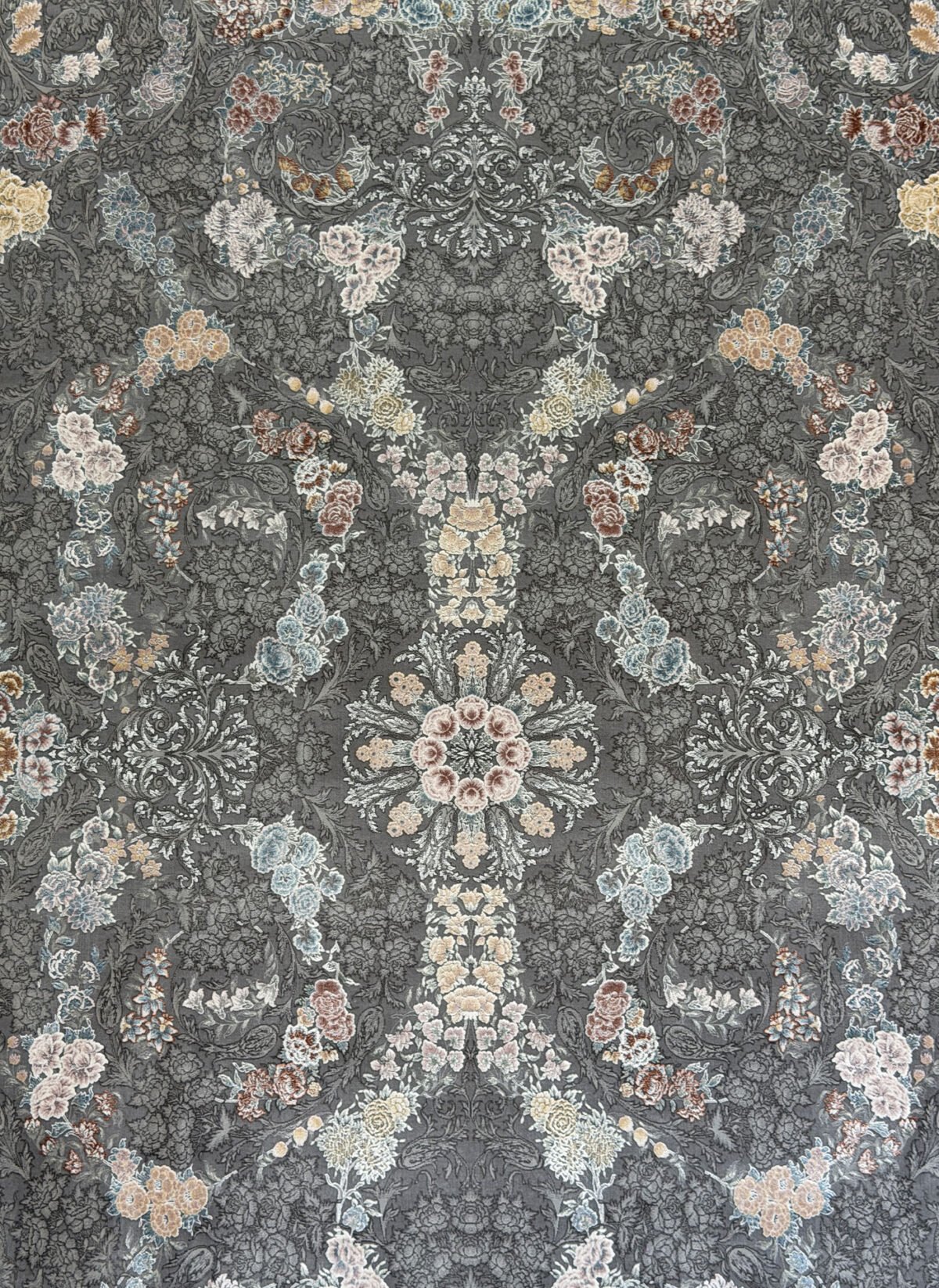 Naargull, Silver - 1200 reed Persian machine-made carpet by Kazmi Carpets - view 2
