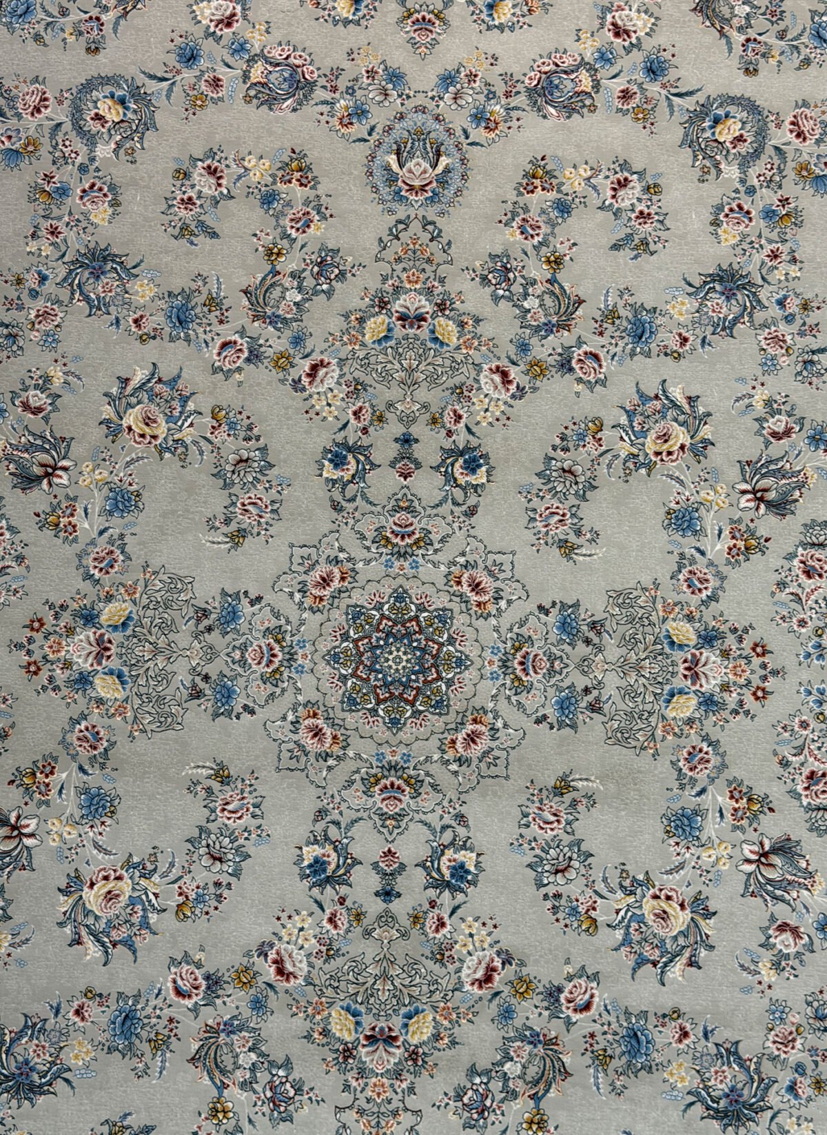 Saroosh, Silver - 1200 reed Persian machine-made carpet by Kazmi Carpets - view 2