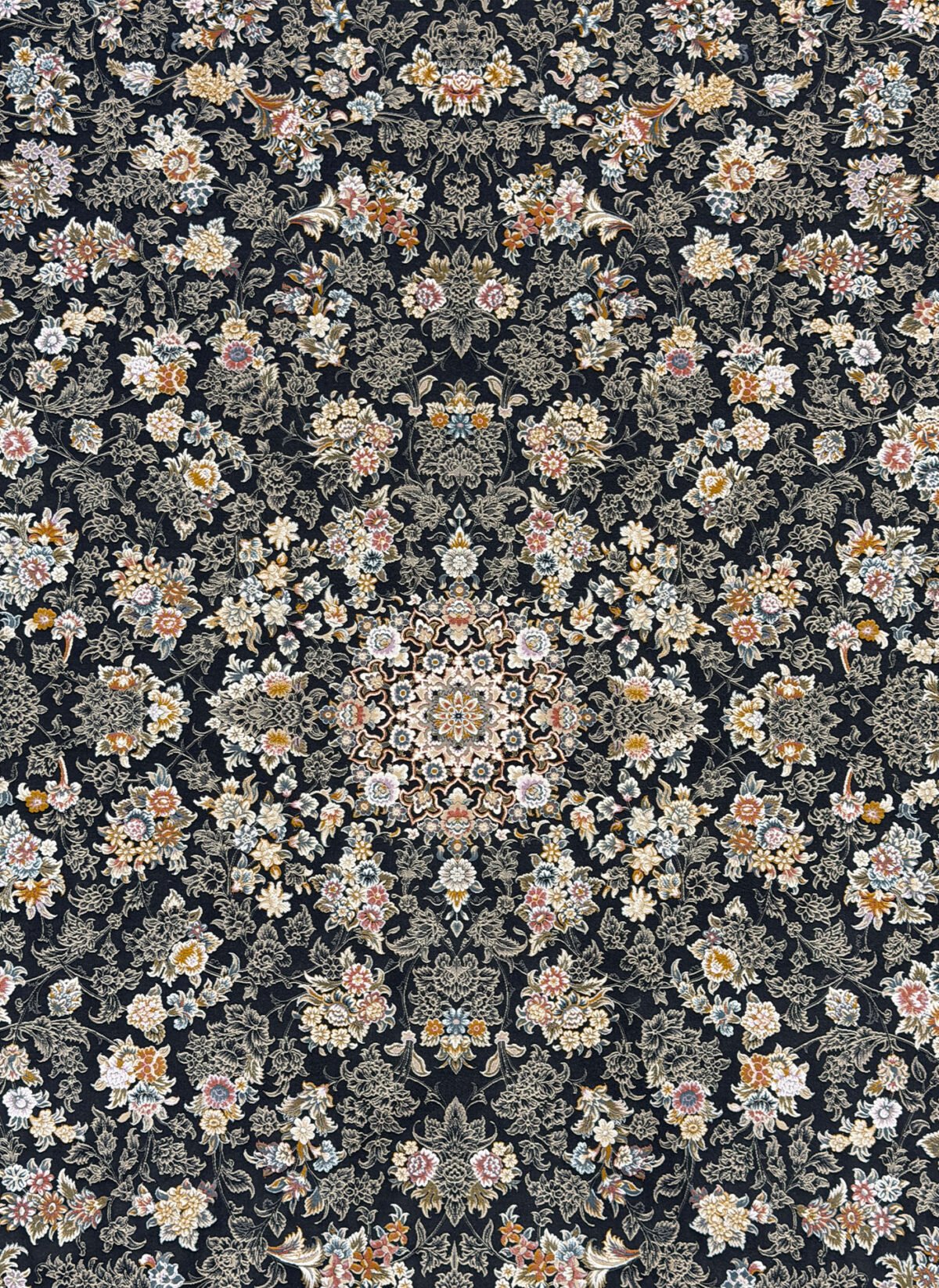 Shah Dukhth, Grey - 1500 reed Persian machine-made carpet by Kazmi Carpets - view 2