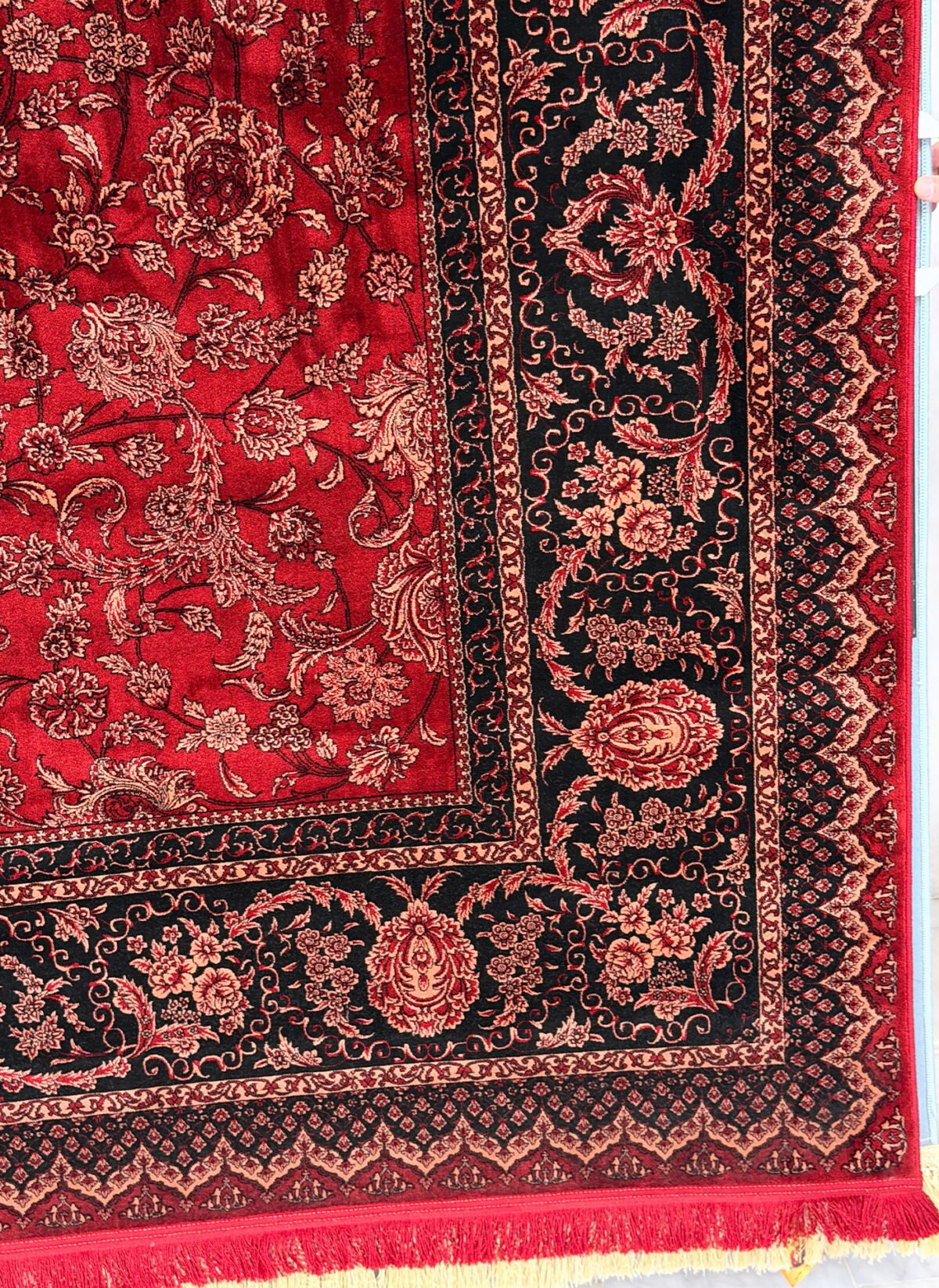Shoka, Red - 1200 reed Persian machine-made carpet by Kazmi Carpets - view 3