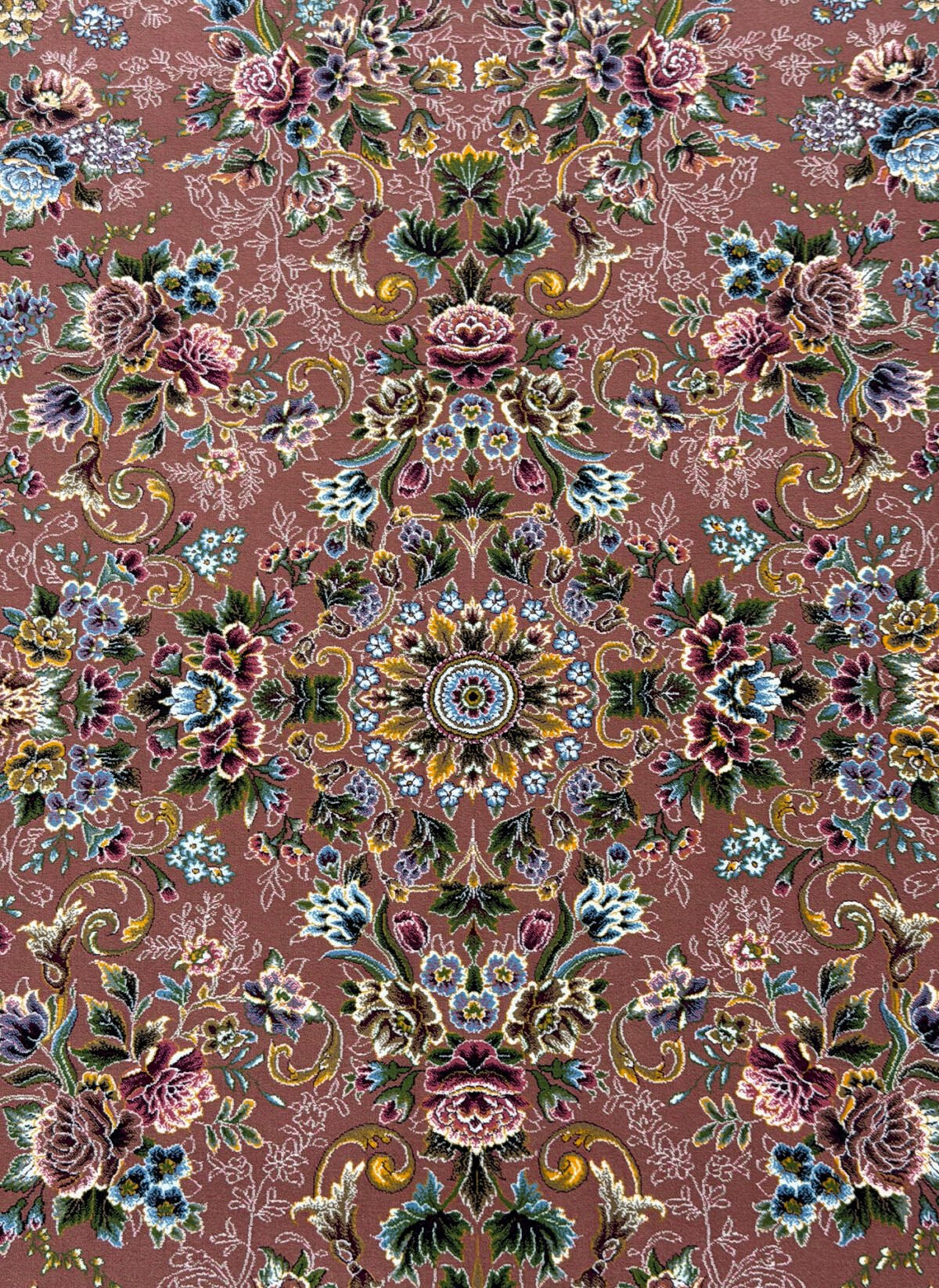 Rozalin, Peach - 1200 reed Persian machine-made carpet by Kazmi Carpets - view 4