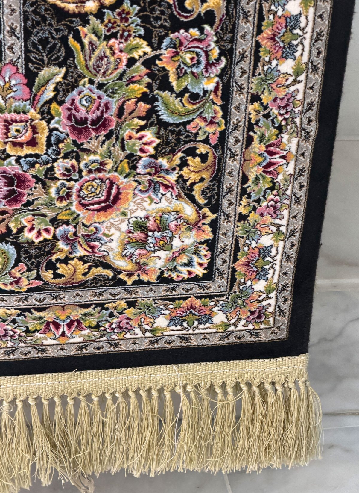 Maisoon, Black - 1200 reed Persian machine-made carpet by Kazmi Carpets - view 5