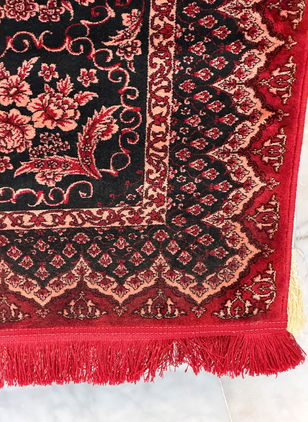 Shoka, Red - 1200 reed Persian machine-made carpet by Kazmi Carpets - view 5