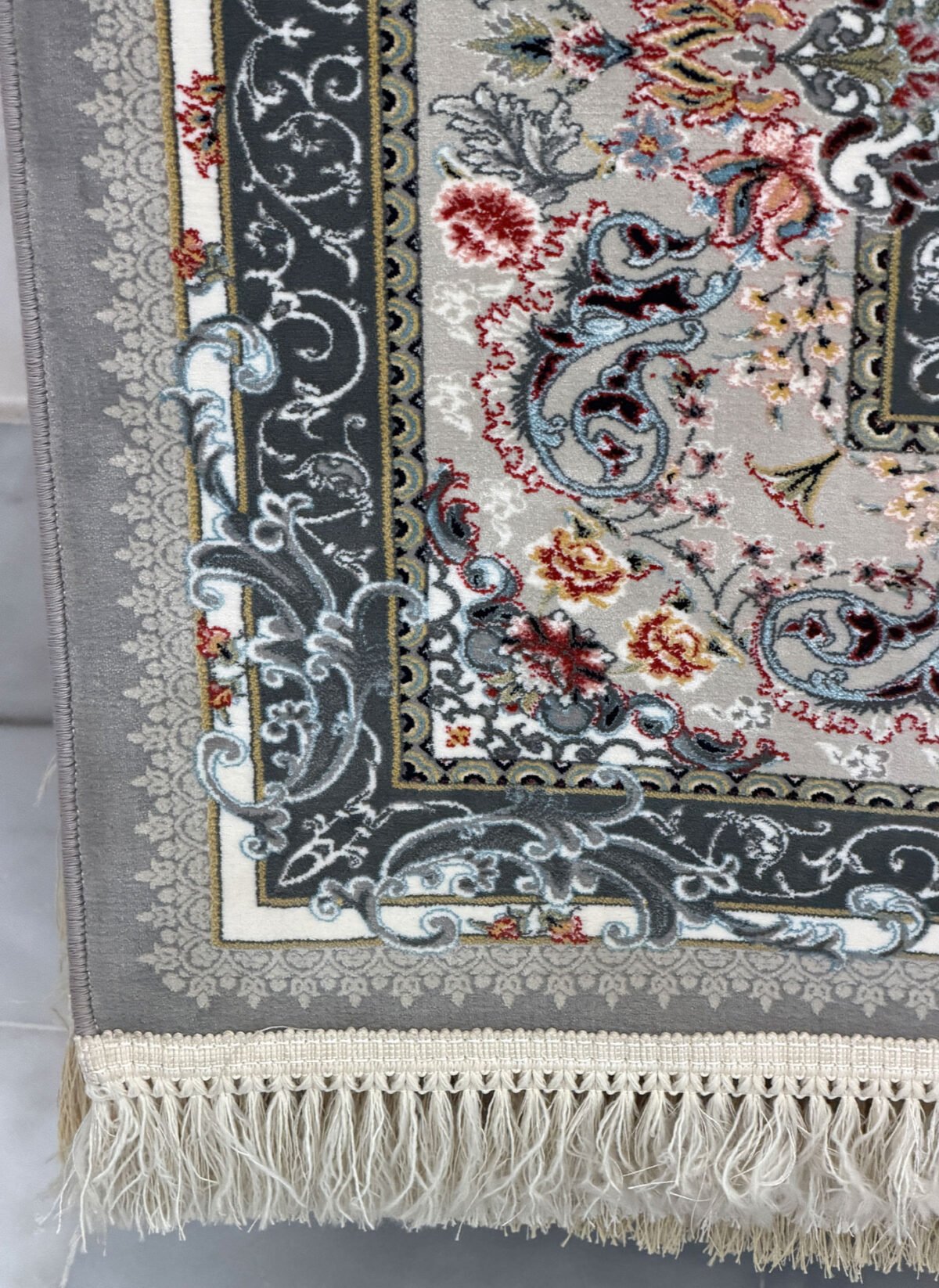 Kimiya, Silver - 1200 reed Persian machine-made carpet by Kazmi Carpets - view 5