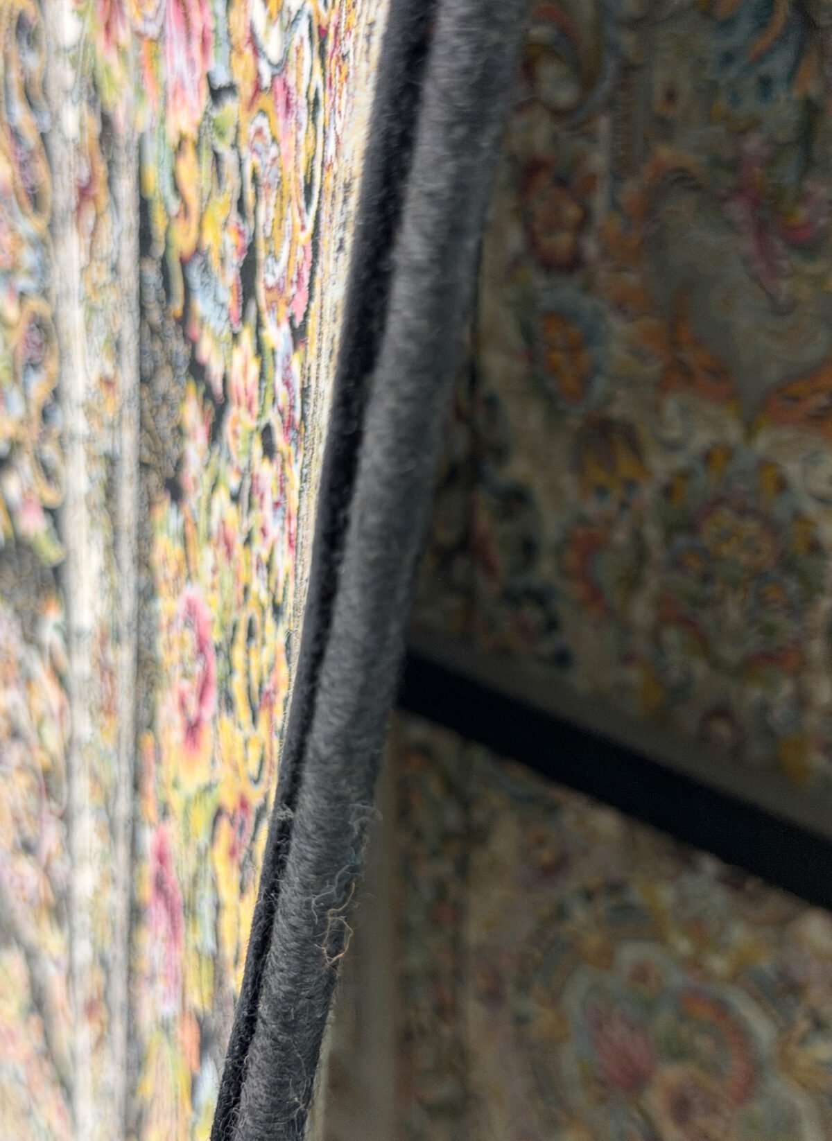 Maisoon, Black - 1200 reed Persian machine-made carpet by Kazmi Carpets - view 6