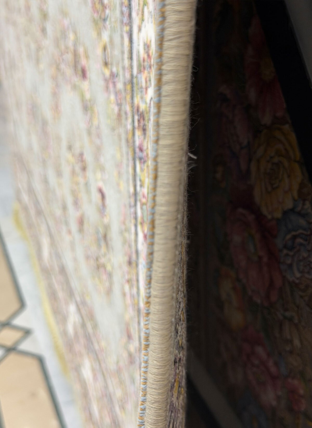 Asal, Grey - 1200 reed Persian machine-made carpet by Kazmi Carpets - view 6