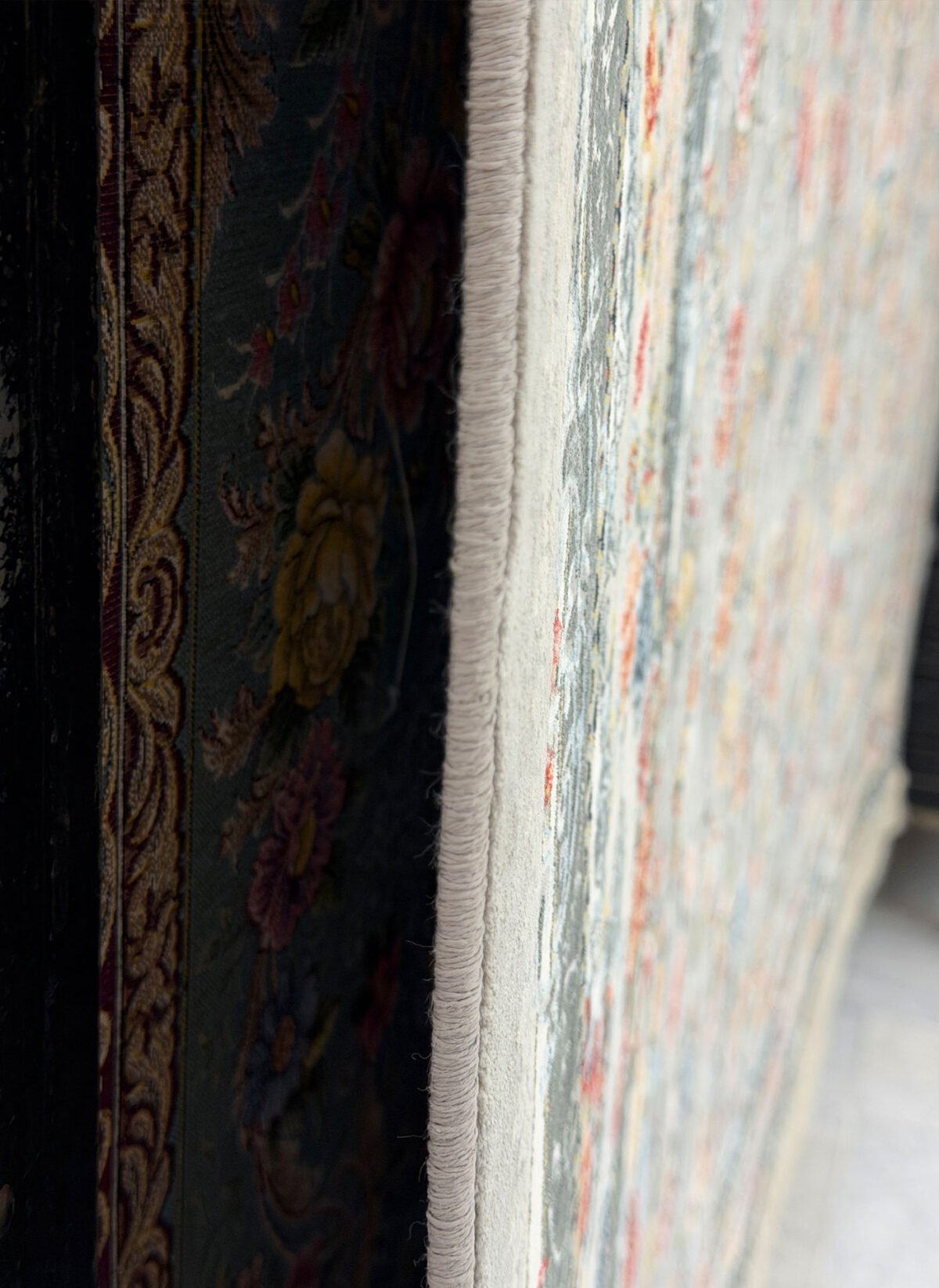 Kimiya, Silver - 1200 reed Persian machine-made carpet by Kazmi Carpets - view 6