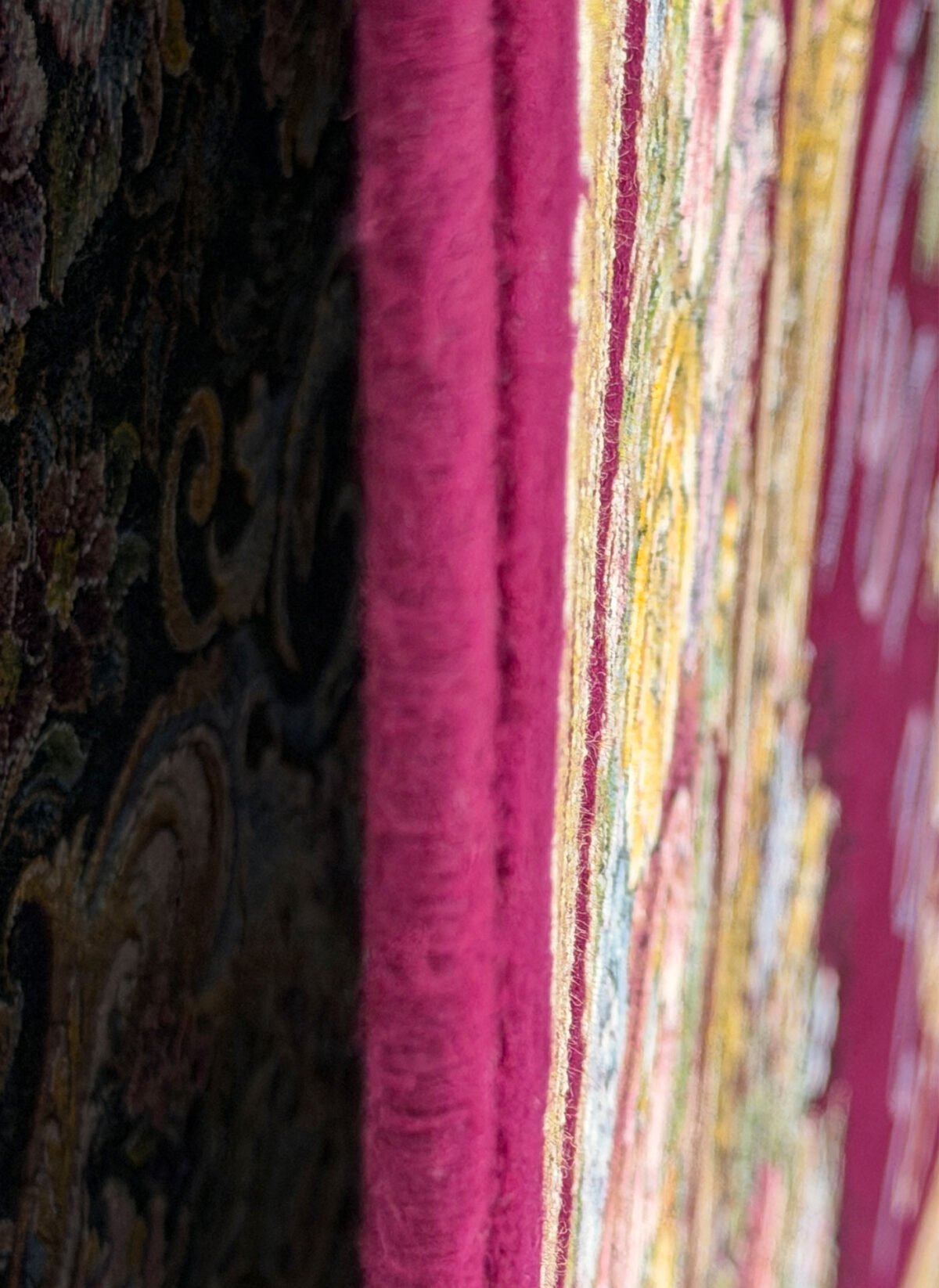 Hoozhan, Maroon - 1200 reed Persian machine-made carpet by Kazmi Carpets - view 6