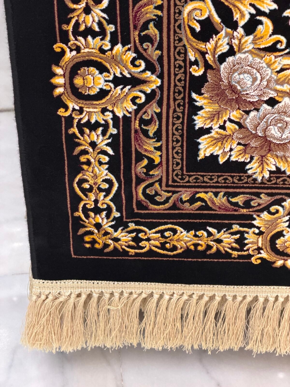 Haanis, Black - 1200 reed Persian machine-made carpet by Kazmi Carpets - view 5